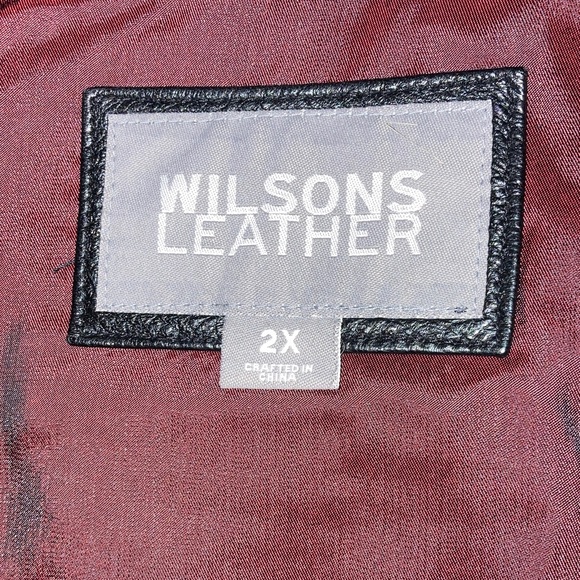 Black Leather Coat - Picture 4 of 6